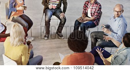 People Meeting Communication Talking Counselor Concept