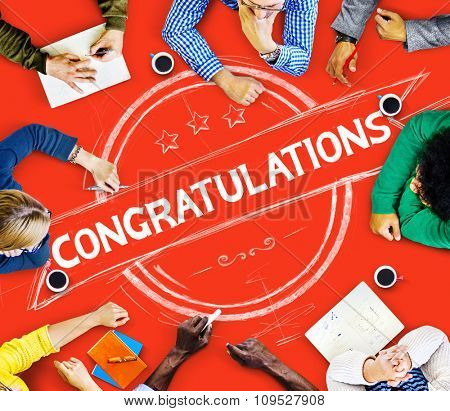 Congratulations Acheivement Celebration Admiration Concept