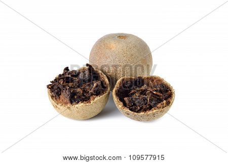 Monkey Fruit, Curd Fruit, Elephant Apple On White Background