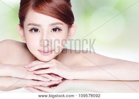 Charming Woman Smile Face