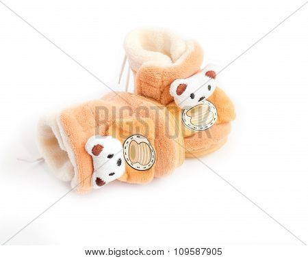 Two Children's Soft Boot With Bears