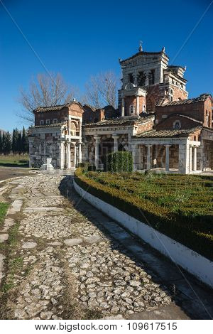 Church At Ancient Mantineia, Arcadia, Peloponnese, Greece