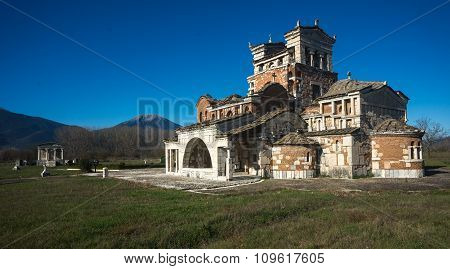 Church At Ancient Mantineia, Arcadia, Peloponnese, Greece