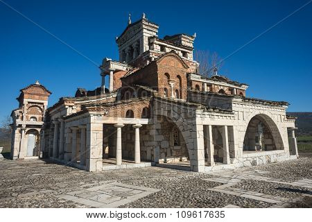 Church At Ancient Mantineia, Arcadia, Peloponnese, Greece