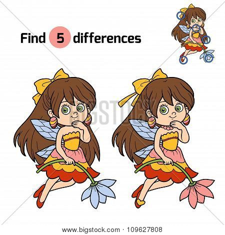 Find Differences, Game For Children: Little Fairy