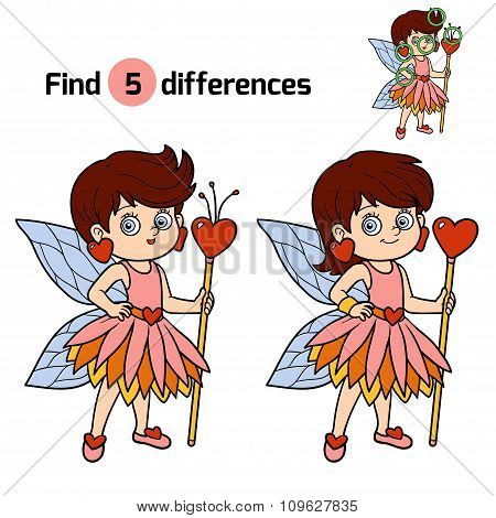Find Differences, Game For Children: Little Fairy