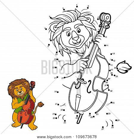 Numbers Game For Children: Lion And Cello