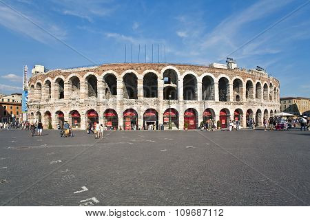 Famous Arena In Verona