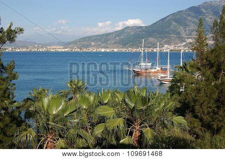 Bay With Yachts