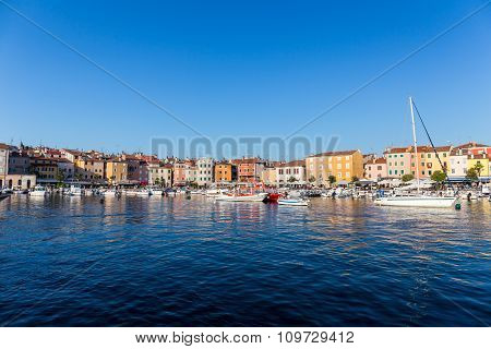 Boats In Rovinj, Croatia