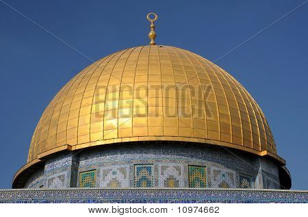 Cupola della moschea della roccia a Gerusalemme