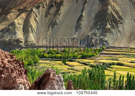 Ruins At Basgo Monastery, Ladakh, India