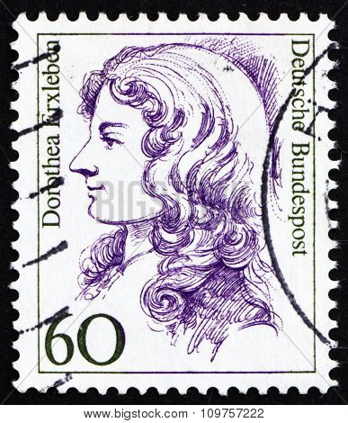 Postage Stamp Germany 1987 Dorothea Erxleben, Physician