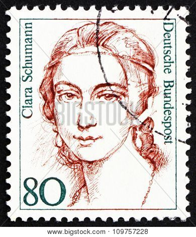Postage Stamp Germany 1986 Clara Schumann, Pianist, Composer