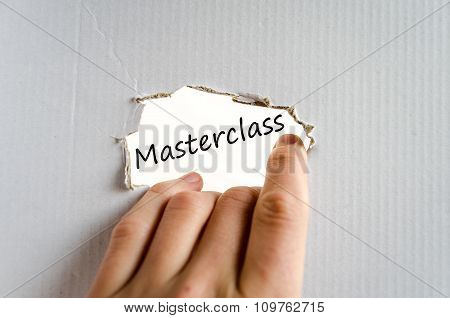 Masterclass Text Concept