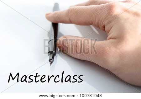Masterclass Text Concept