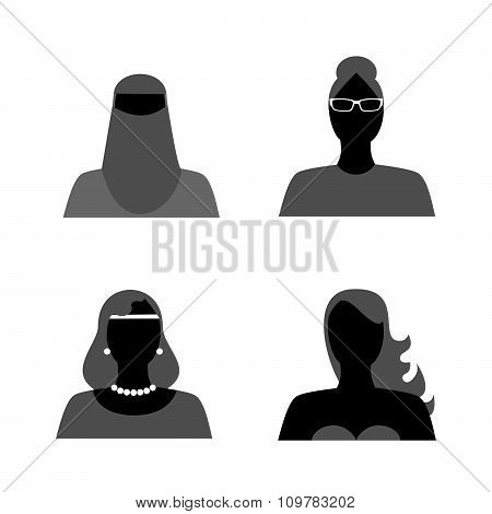 The Womans Set Black