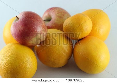 apple, orange, mandarin