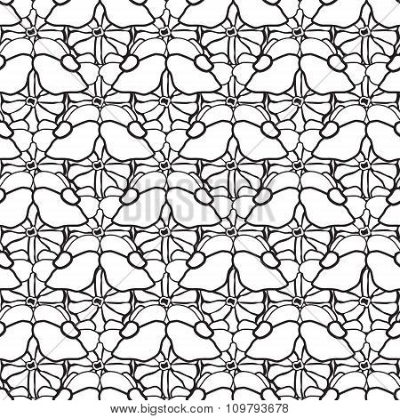 Black and White Seamless Pattern