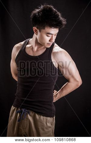 Fitness Level Young Man