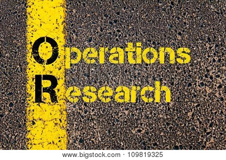 Accounting Business Acronym Or Operations Research