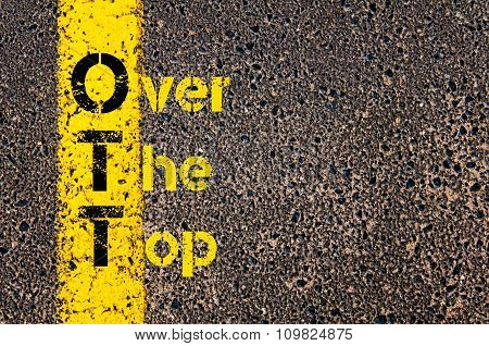 Accounting Business Acronym Ott Over The Top