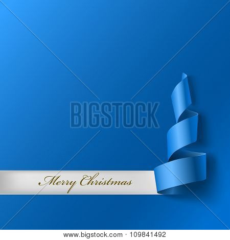 Christmas tree from ribbon