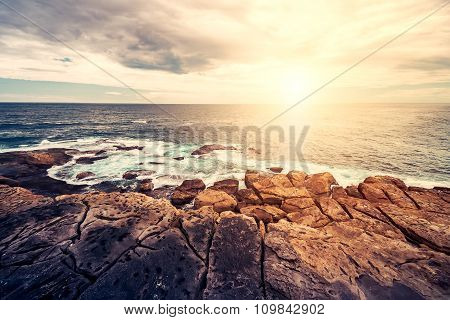 Rocks And Tasman Sea