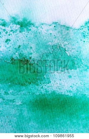 Bright Green Xmas Watercolor 12