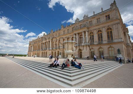 Palace Versailles Was A Royal Chateau.