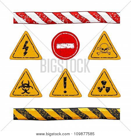 Yellow sign 