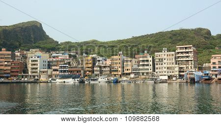 Scenery Of Keelung Port In Daytime