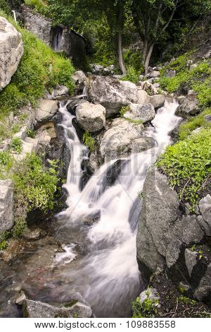Stream Of Ambroz Valley, Banos De Montemayor, Extremadura