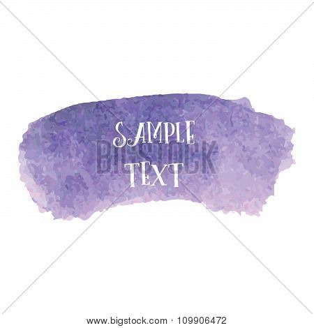 violet watercolor painted