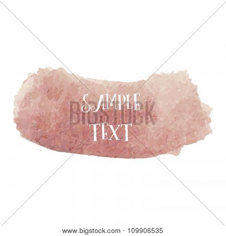 Watercolor brush strokes