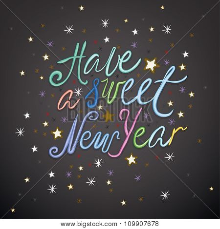 Sweet Typography vector
