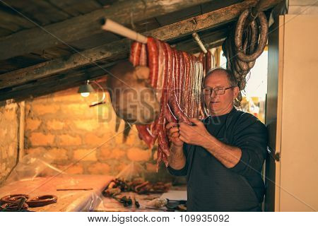 Smoking A Sausage
