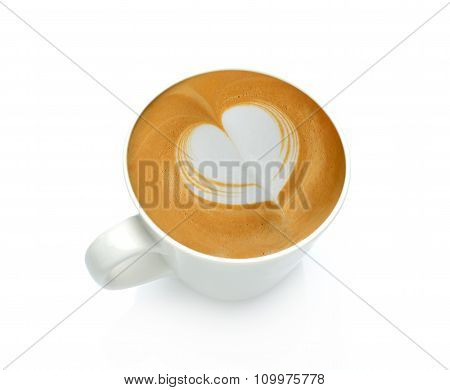 Cup of coffee latte