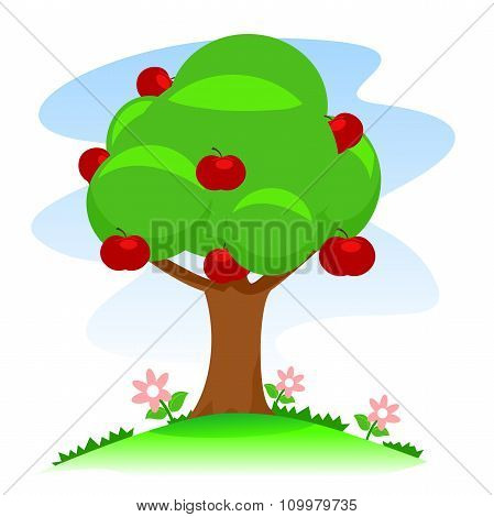 Illustration of Apple Tree