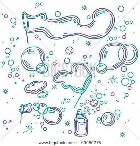 flying soup bubble