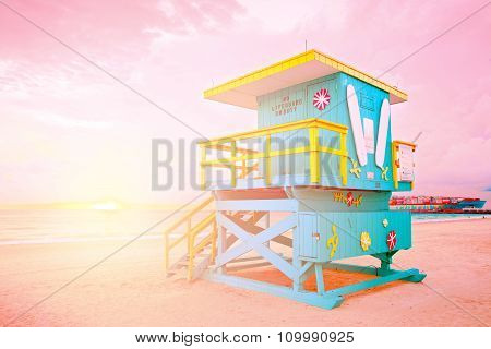 Sunrise in Miami Beach Florida