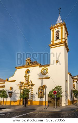 Santa Maria Magdalena church in Dos Hermanas town near Sevilla in Spain