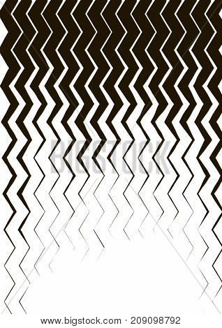 Minimalistic Design. Halfton Cover A4 Format. Halftone Wave Vector Concentric Lines, Modern Business