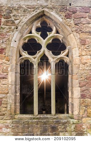 Chapel of John the Evangelist at Skipton castle in the Yorkshire Dales, England
