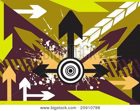 flèche pointant vers le haut l'illustration vectorielle