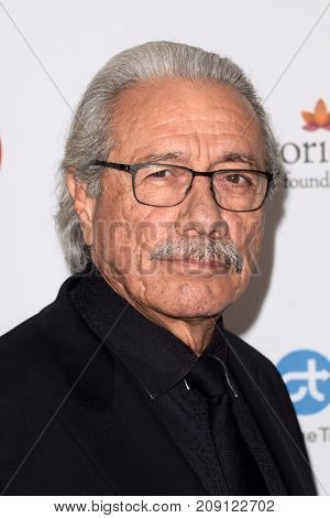 LOS ANGELES - OCT 12:  Edward James Olmos at the Eva Longoria Foundation Annual Dinner at the Four Seasons Hotel on October 12, 2017 in Beverly Hills, CA