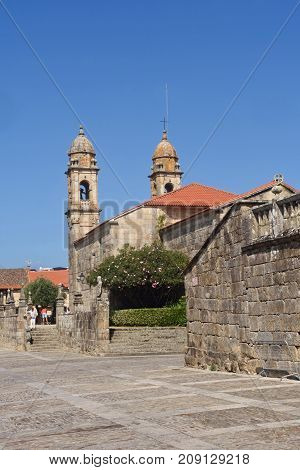 Church of San Benito Fefinans square Cambados Pontevedra province Galicia Spain