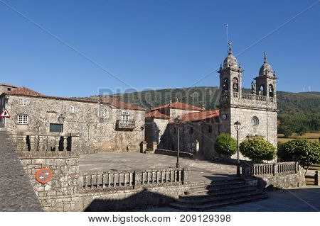 San Xoan church of Cerdedo Pontevedra province Galicia Spain