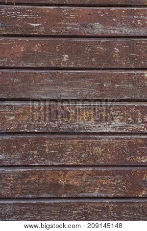 Texture details of an old wooden plunks as background