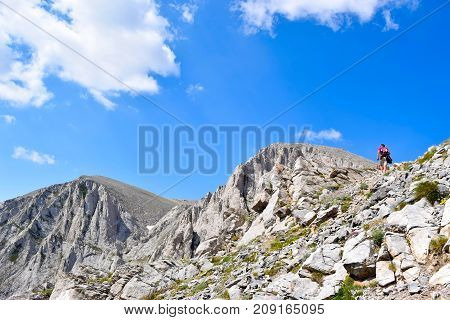 Climb to the top of Olympus highest mountain in Greece.